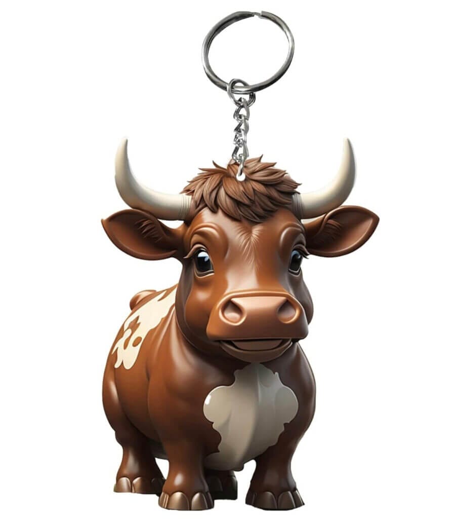 Cartoon Kuh Schlüsselbund – 60% Rabatt