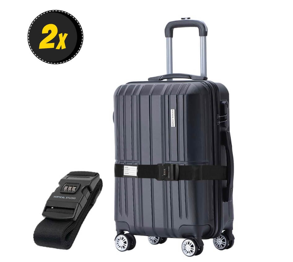 VERTICAL STUDIO „Silkström“ 20″ Handgepäck Koffer schwarz inkl. GRATIS Koffergurt – nur 29,99 €