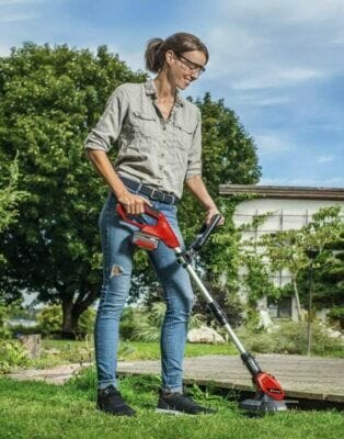 Rasentrimmer von Einhell Kabelloser Einhell Akku-Rasentrimmer: Effizientes Schneiden von Gras und Unkraut.