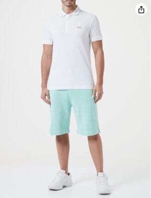Sefade Shorts von BOSS in Pastellgrün - 75% Rabatt 3 BOSS Herren Sefade
