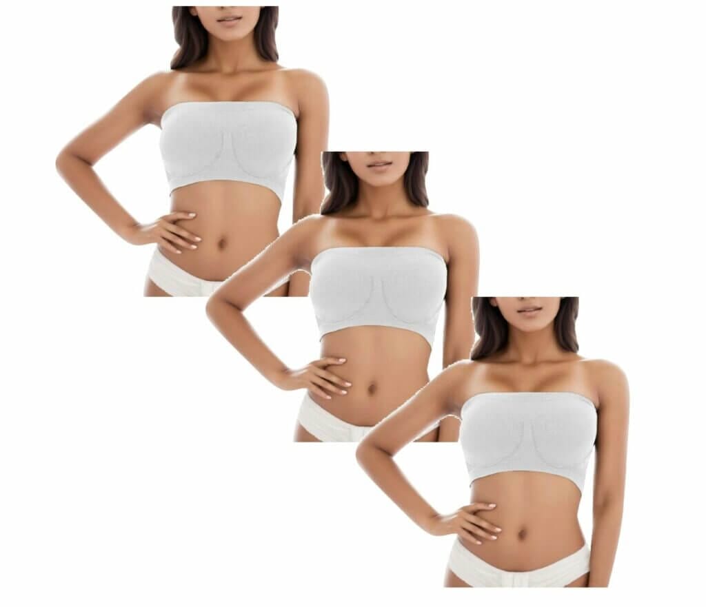 Damen Bandeau BH (3er-Pack) – 50% Rabatt