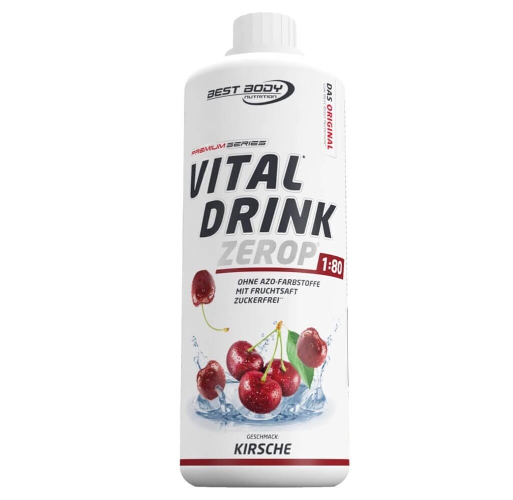 Best Body Nutrition Vital Drink ZEROP® Kirsche – 48% Rabatt