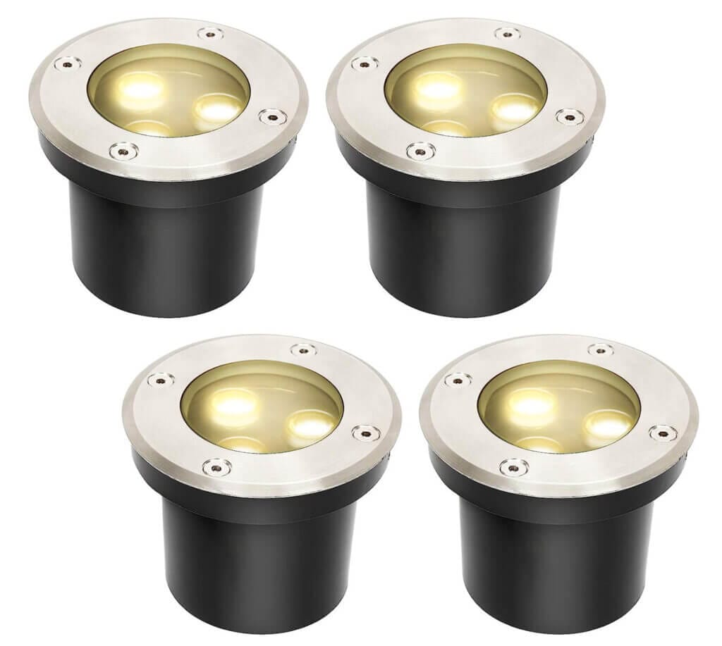 Gimisgu 4er Set LED Bodenleuchten – 30% Rabatt