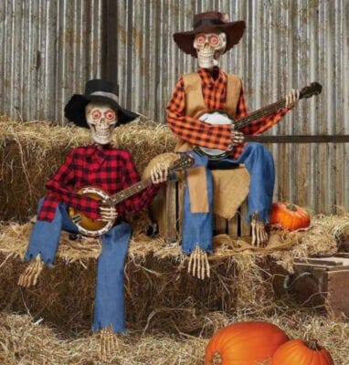 BESSKY Cowboy-Totenkopf-Statue - 50% Rabatt 4 Cowboy Statue