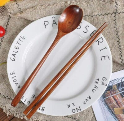 Essstäbchen- und Löffel-Set - 60% Rabatt 1 Essstäbchen