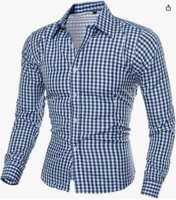 Freizeithemd für Herren - 50% Rabatt 4 Freizeithemd Karohemd Baumwolle Hemd Herren Langarm2