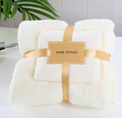 BESSKY Handtuch Badetuch Set - 50% Rabatt 3 Hadtuchset