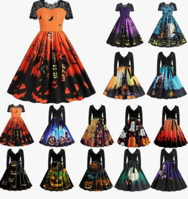 routinfly Halloween Kleid - 50% Rabatt 1 Kleid