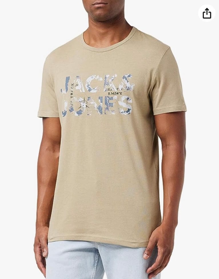 JACK & JONES Herren Jcotech Logo T-Shirt – 41% Rabatt