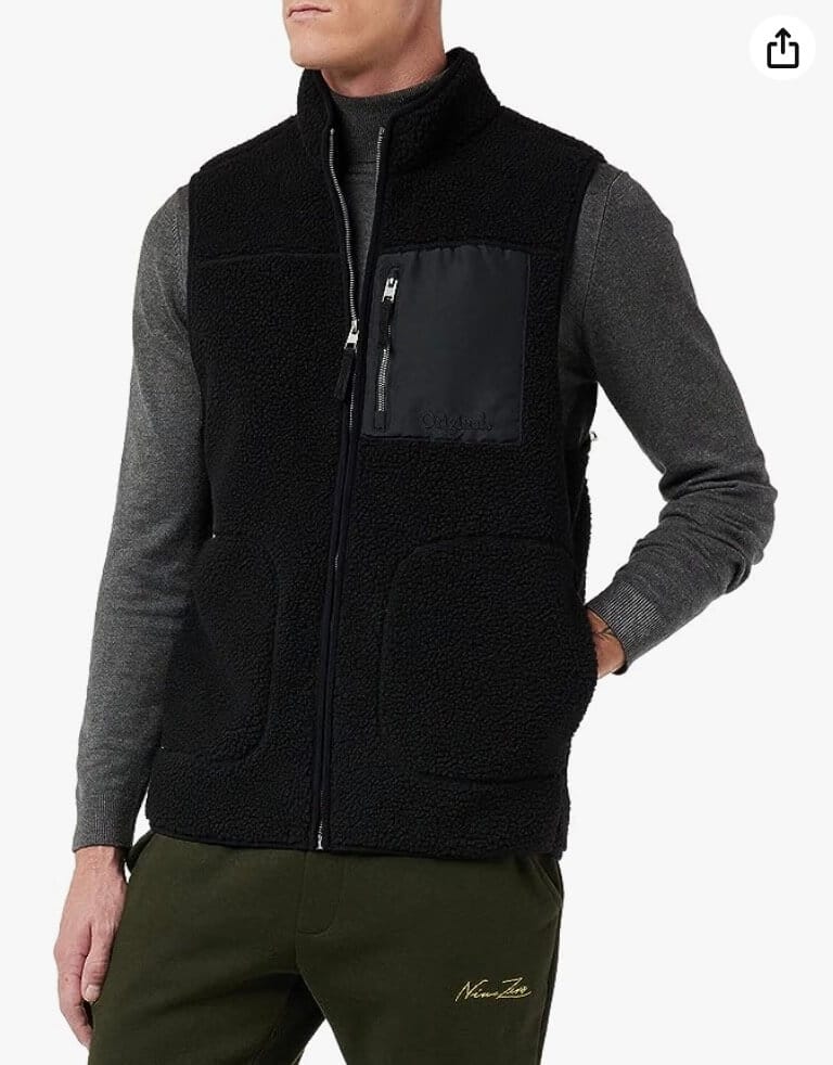 JACK & JONES Herren Jorpark Teddy Weste – 66% Rabatt