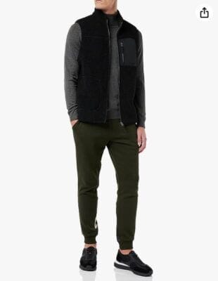 JACK JONES Herren Jorpark Teddy Bodywarmer Sn Weste1