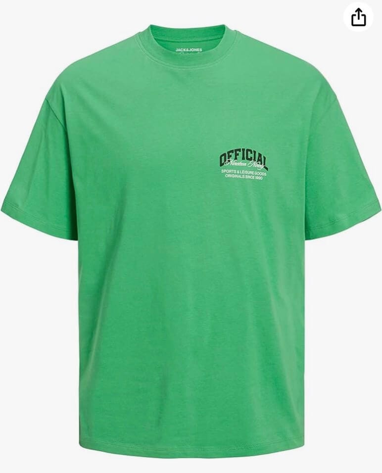 JACK & JONES Herren T-Shirt Crew Neck – 63% Rabatt