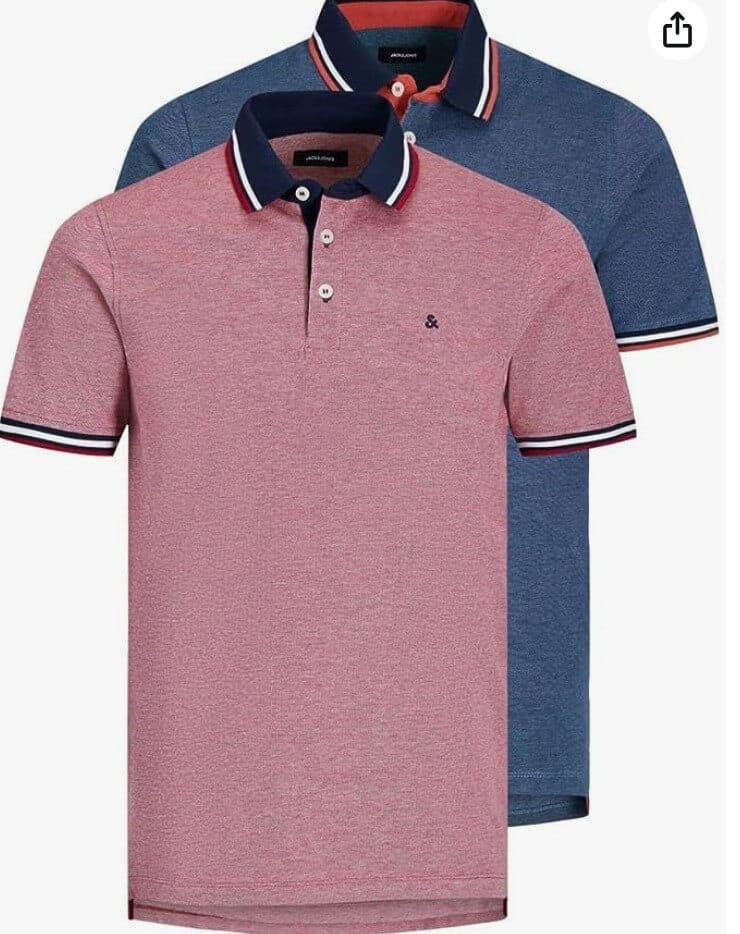 JACK & JONES Male Polo Shirt 2er-Pack – 37% Rabatt