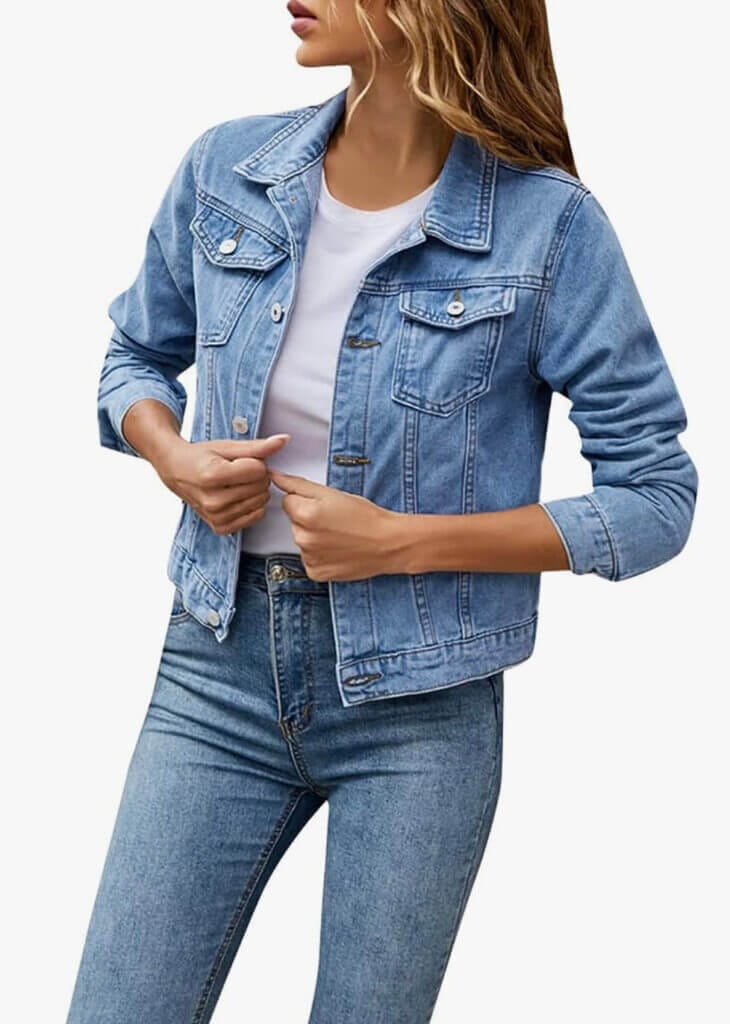 Jeansjacke für Damen – 30% Rabatt