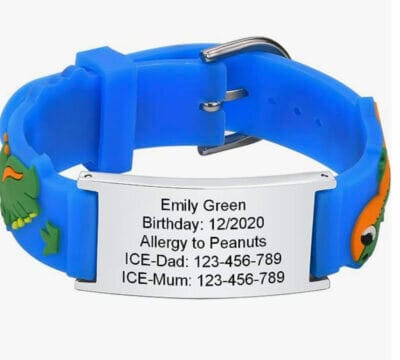XUANPAI Notfallarmband für Kinder - 60% Rabatt 3 Notfallarmband