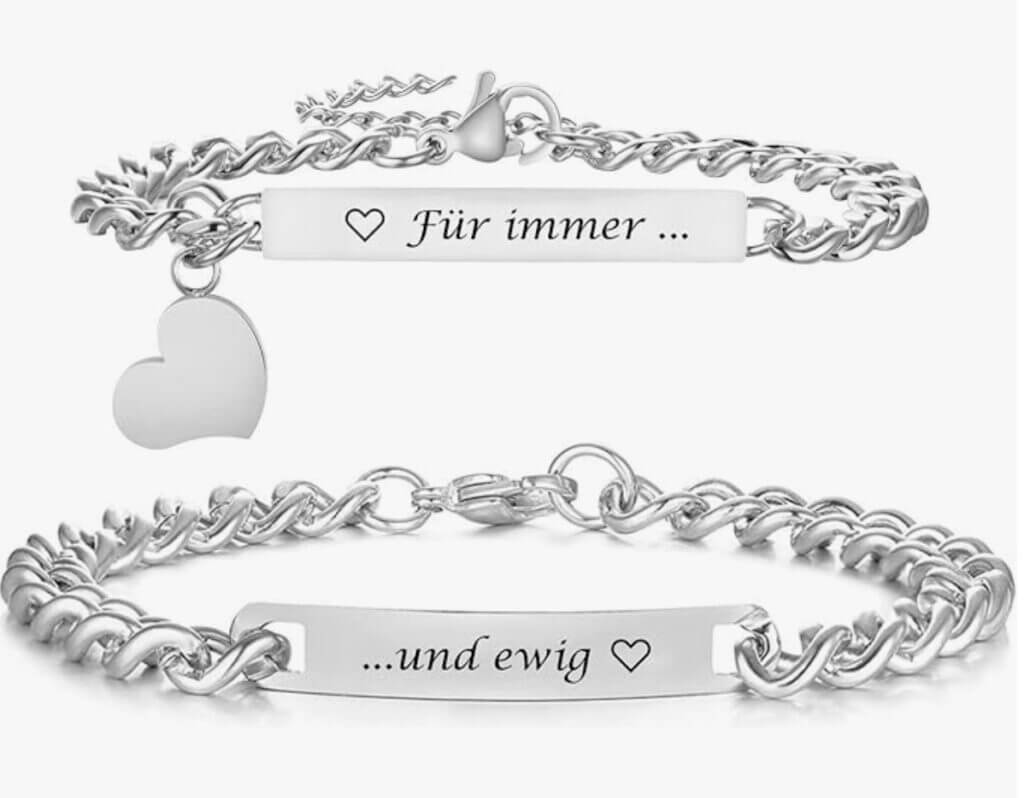 Personalisierbare Partnerarmbänder – 70% Rabatt