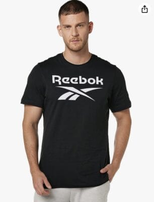 Reebok Herren Ri Big Logo Tee T Shirts