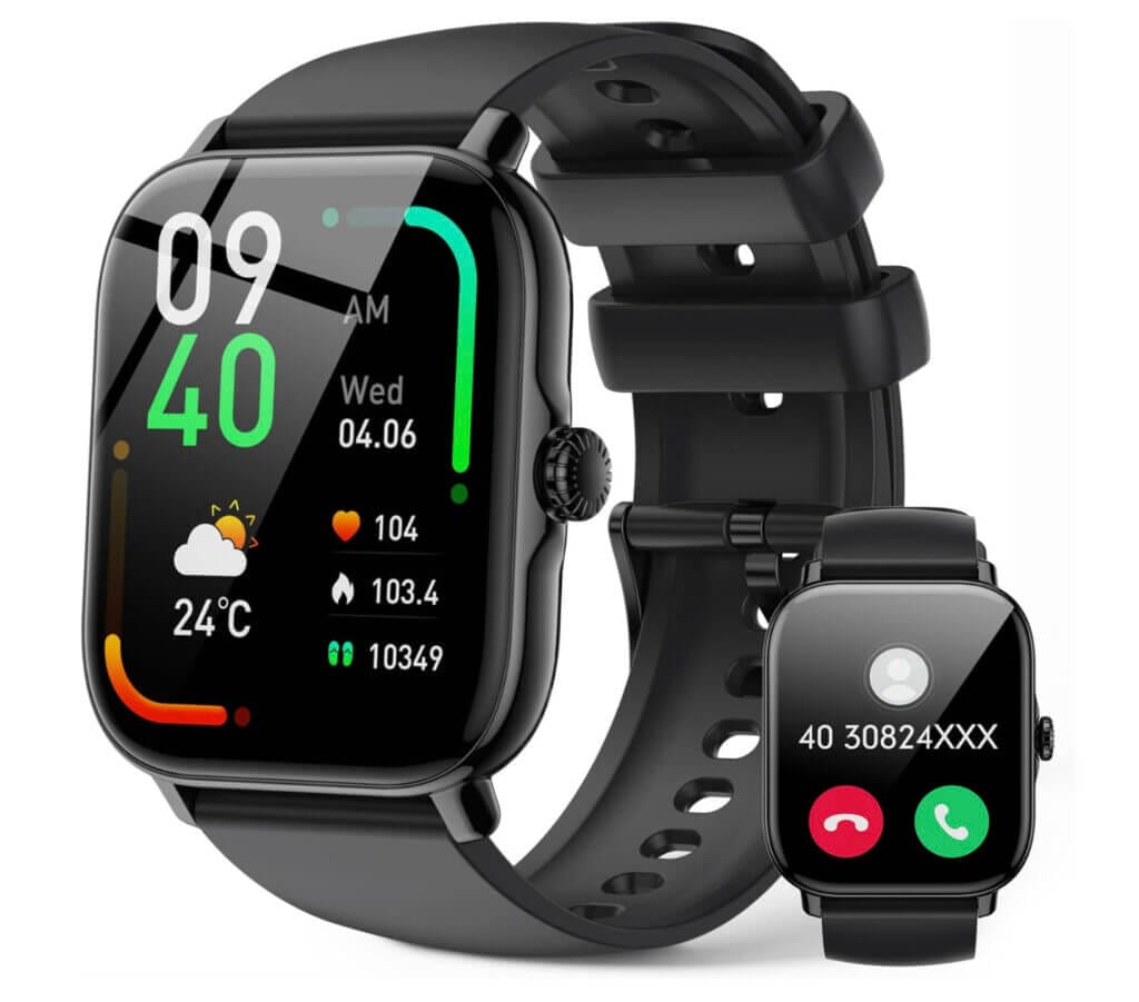 Smartwatch mit Telefonfunktion – 61% Rabatt