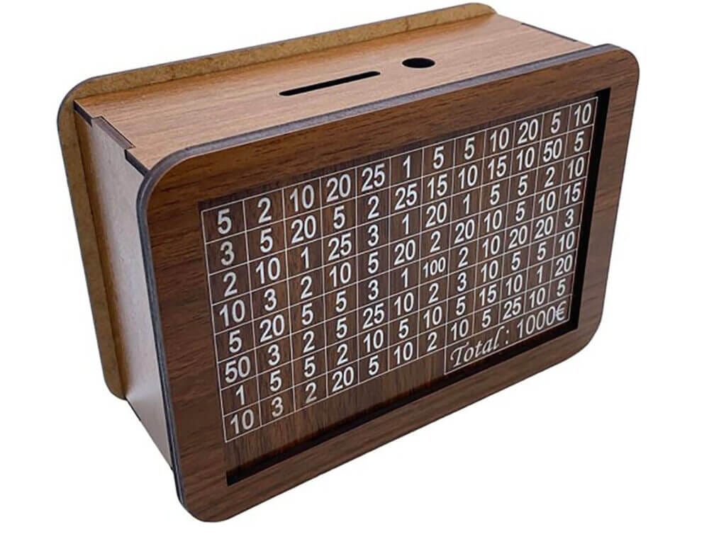 Wiederverwendbare Spardose – 40% Rabatt