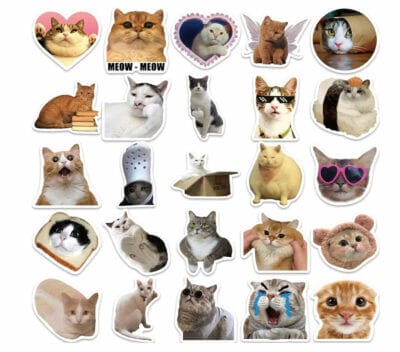 Katzen Sticker Set (50 Stück) - 50% Rabatt 4 Sticker
