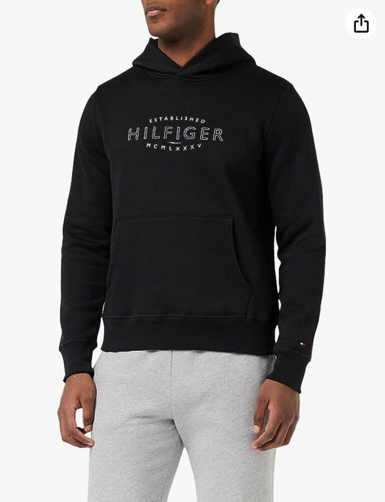 Tommy Hilfiger Herren Hoodie Curve Logo – 51% Rabatt
