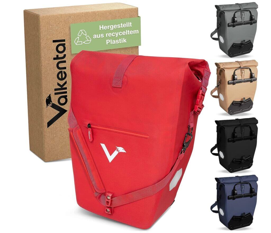 Valkental 2in1 Fahrradtasche – 40% Rabatt
