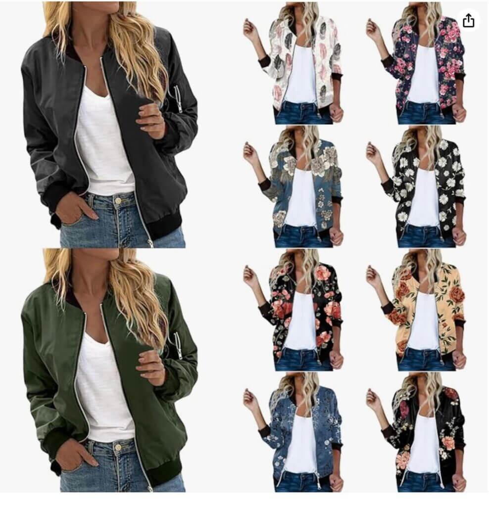 Damen Bomberjacke – 50% Rabatt