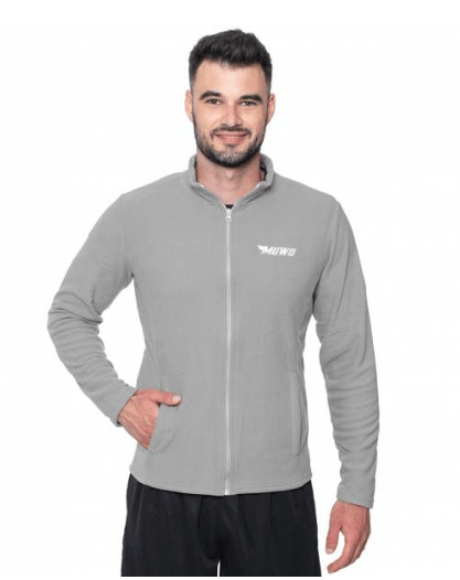 MUWO „Acotango“ Herren Fleecejacke grau – nur 4,60 €
