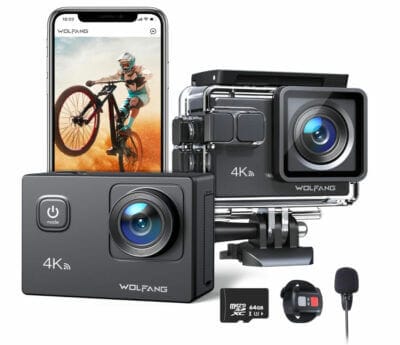 WOLFANG GA100 Action Cam Unterwasserkamera - 32% Rabatt 3 Unterwasserkamera