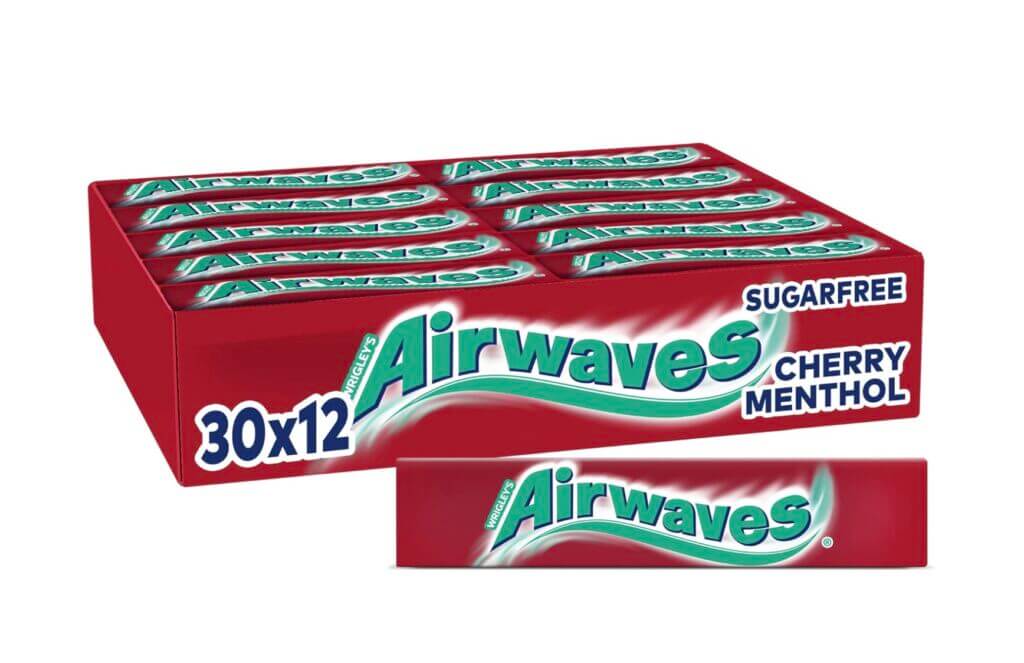 Airwaves Kaugummi Cherry Menthol 30er Pack – 48% Rabatt