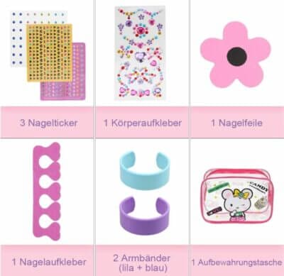 Anpro 19Stk Nagellack Set1