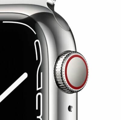 Apple Watch Series 7 GPS Cellular 41mm Smartwatch Edelstahlgehaeuse Silber Milanaise Armband Silber. Fitnesstracker Blutsauerstoff und EKGApps Always On Retina Display Wasserschutz1 1