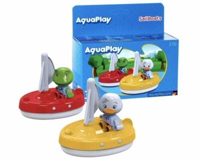 AquaPlay, 2 Segelboote + 2 Figuren - 62% Rabatt 4 AquaPlay 2 Segelboote 2 Figuren Zubehoer fuer AquaPlay Wasserbahnen1