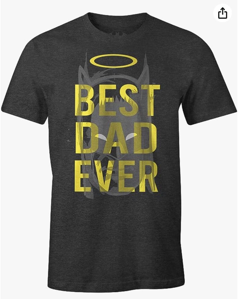 Batman Herren T-Shirt „Best Dad Ever“ – nur 3,87 €
