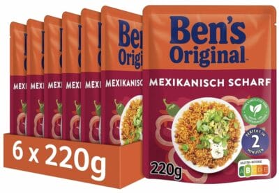Bens Original Express Reis Mexikanisch Scharf 6 x 220g
