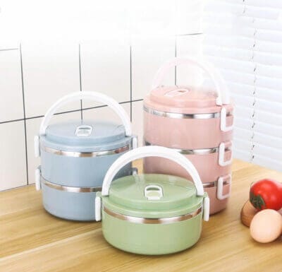 Bento Box aus Edelstahl - 50% Rabatt 3 Bento Box