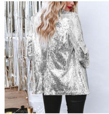 Damen Pailletten Blazer - 50% Rabatt 4 Damen Pailletten Blazer