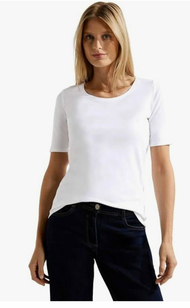 Cecil Basic T-Shirt für Damen – 42% Rabatt
