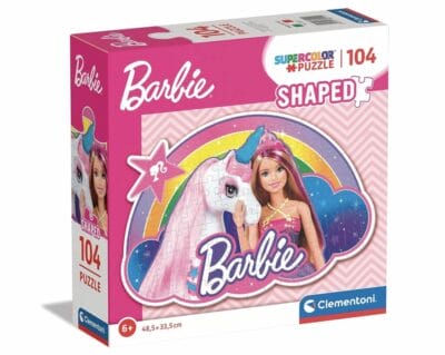 Clementoni 80511 Barbie Supercolor Puzzle Barbie 104 Teile Kinderpuzzle Ab 6 Jahren Made In Italy Multicolor