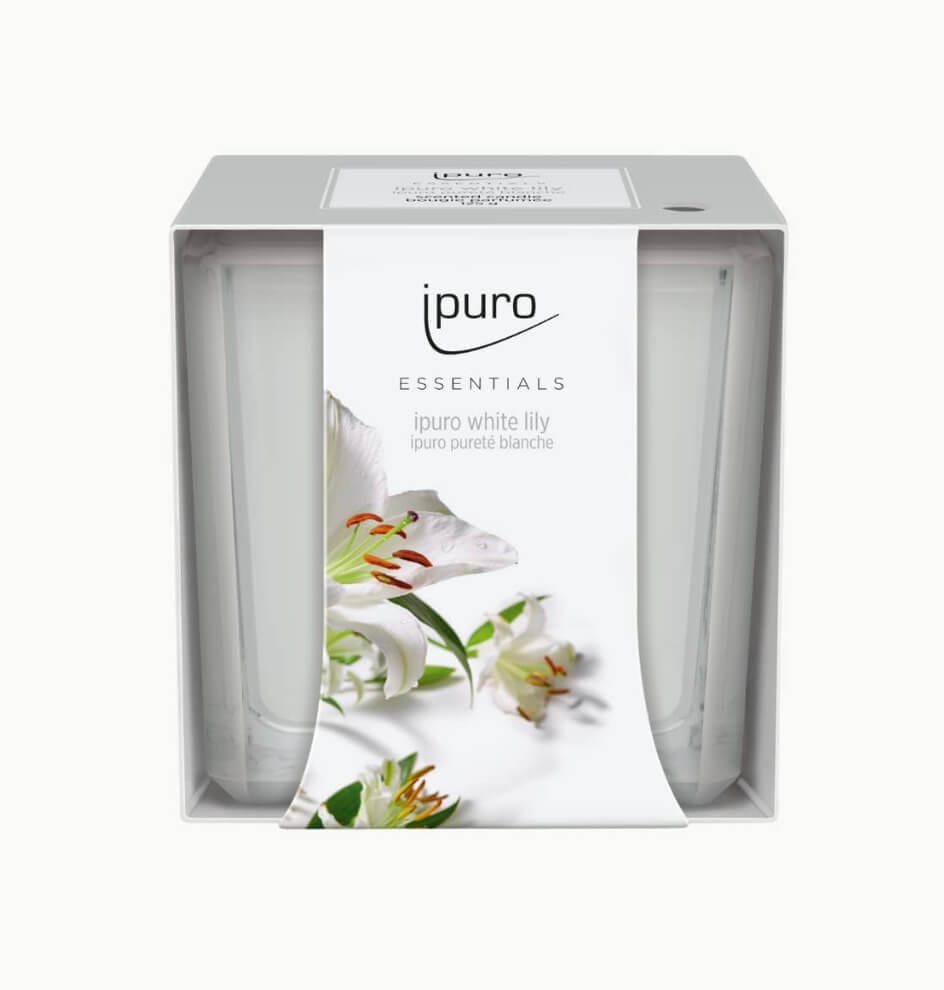 ipuro white lily Duftkerze – 20% Rabatt