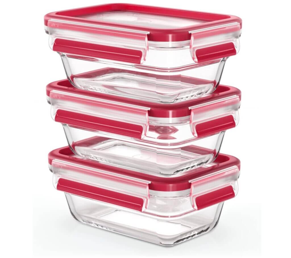 Emsa Clip & Close Glas Frischhaltedosen-Set – 44% Rabatt