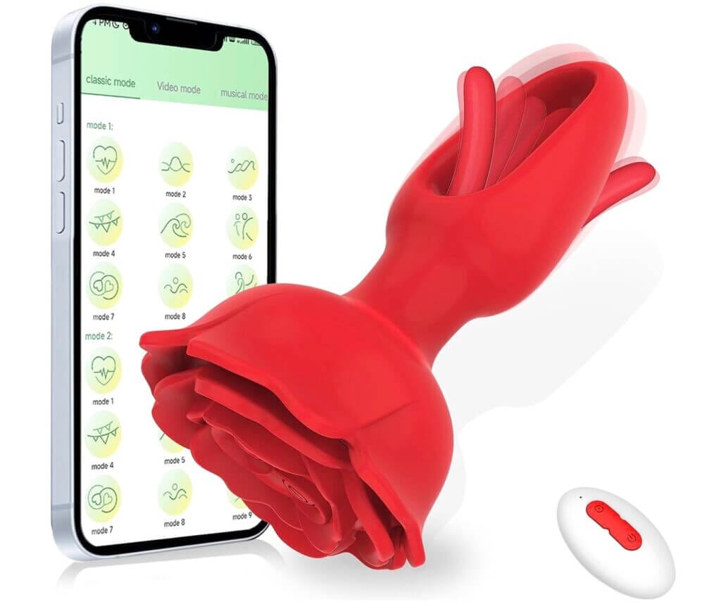 Rosen Vibratoren von EATFEED – 50% Rabatt