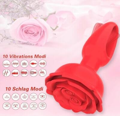 Rosen Sex spielzeug Anal vibratoren 1