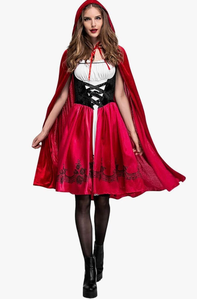 LILIHOT Rotkäppchen Kostüm für Damen – 50% Rabatt