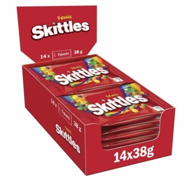 skittles in rot