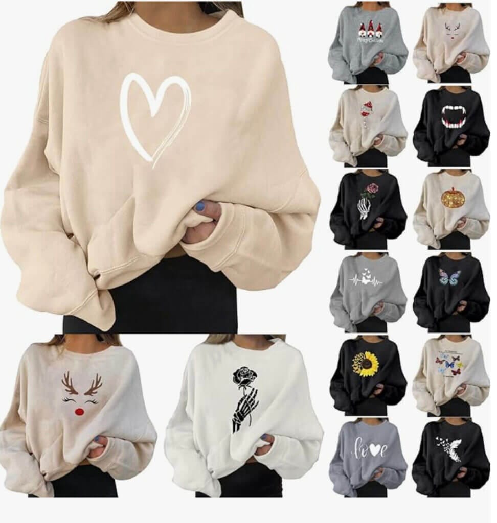 Damen Sweatshirt – 50% Rabatt