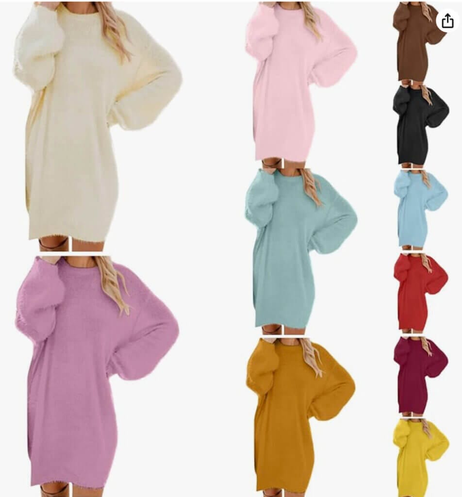 Generic Sweatshirt Kleid – 50% Rabatt