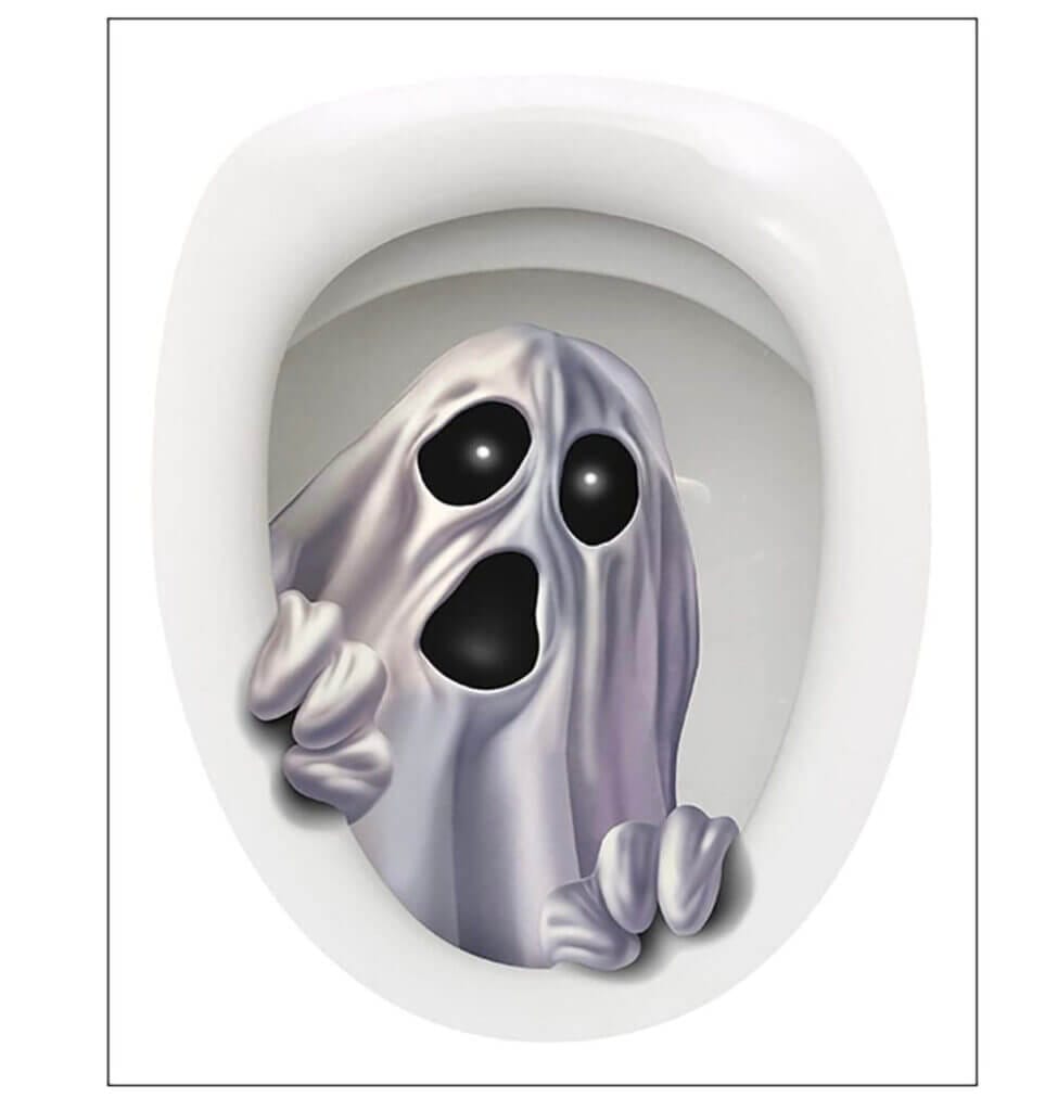 Toilettensitz Halloween Aufkleber – 50% Rabatt