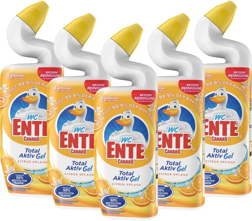 WC Ente Total Aktiv Gel Flüssiger WC Reiniger – 31% Rabatt