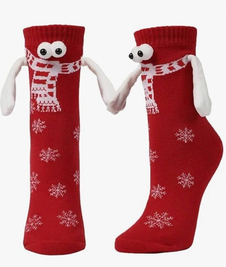 Magnetische Weihnachtssocken – 50% Rabatt
